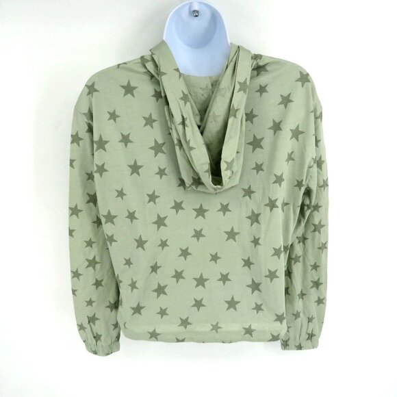 Alternative Light Green Star-Printed Hoodie Small Regular Fit NWT - Picture 4 of 5